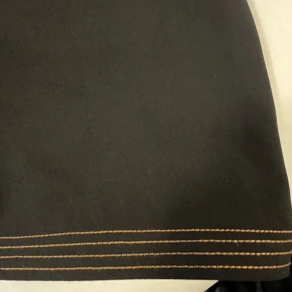 NWOT: Veronica Beard Lavella Topstitched Mini Wrap Dress in Black Size 4 - Picture 10 of 10